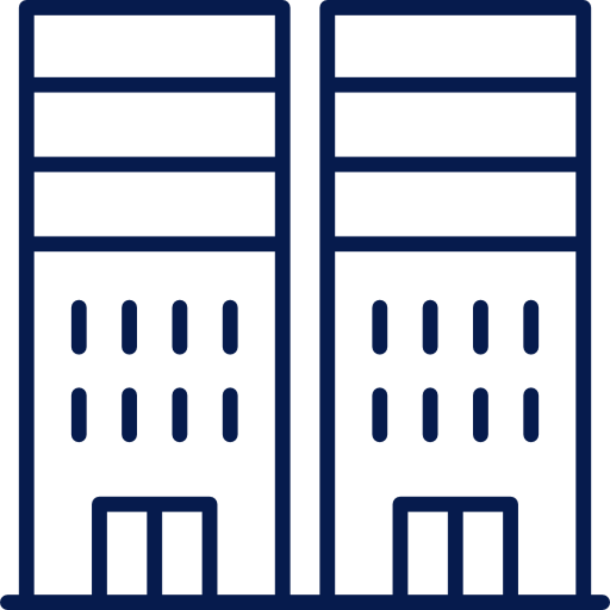 Icon of two tall buildings
