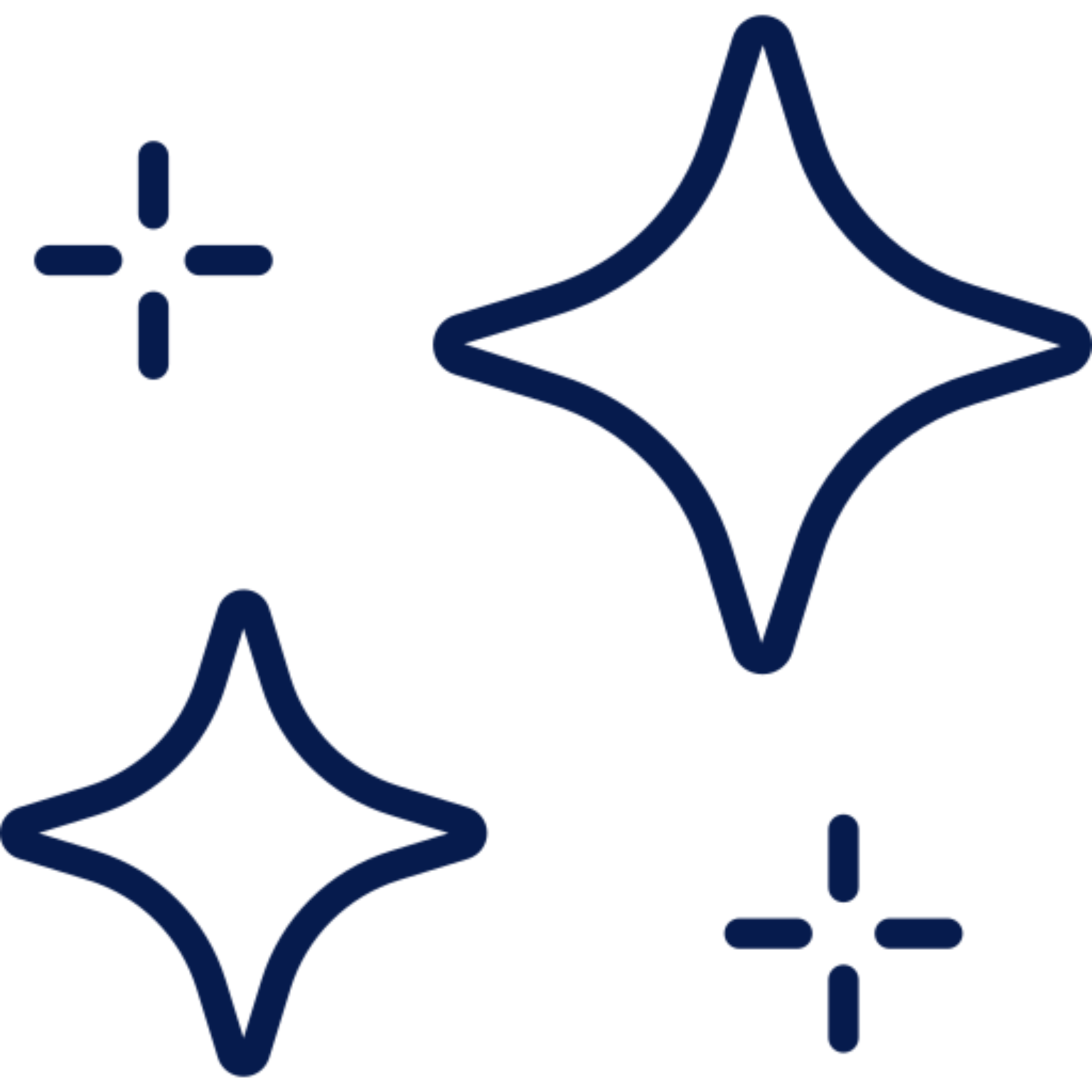 Minimalistic blue star icons