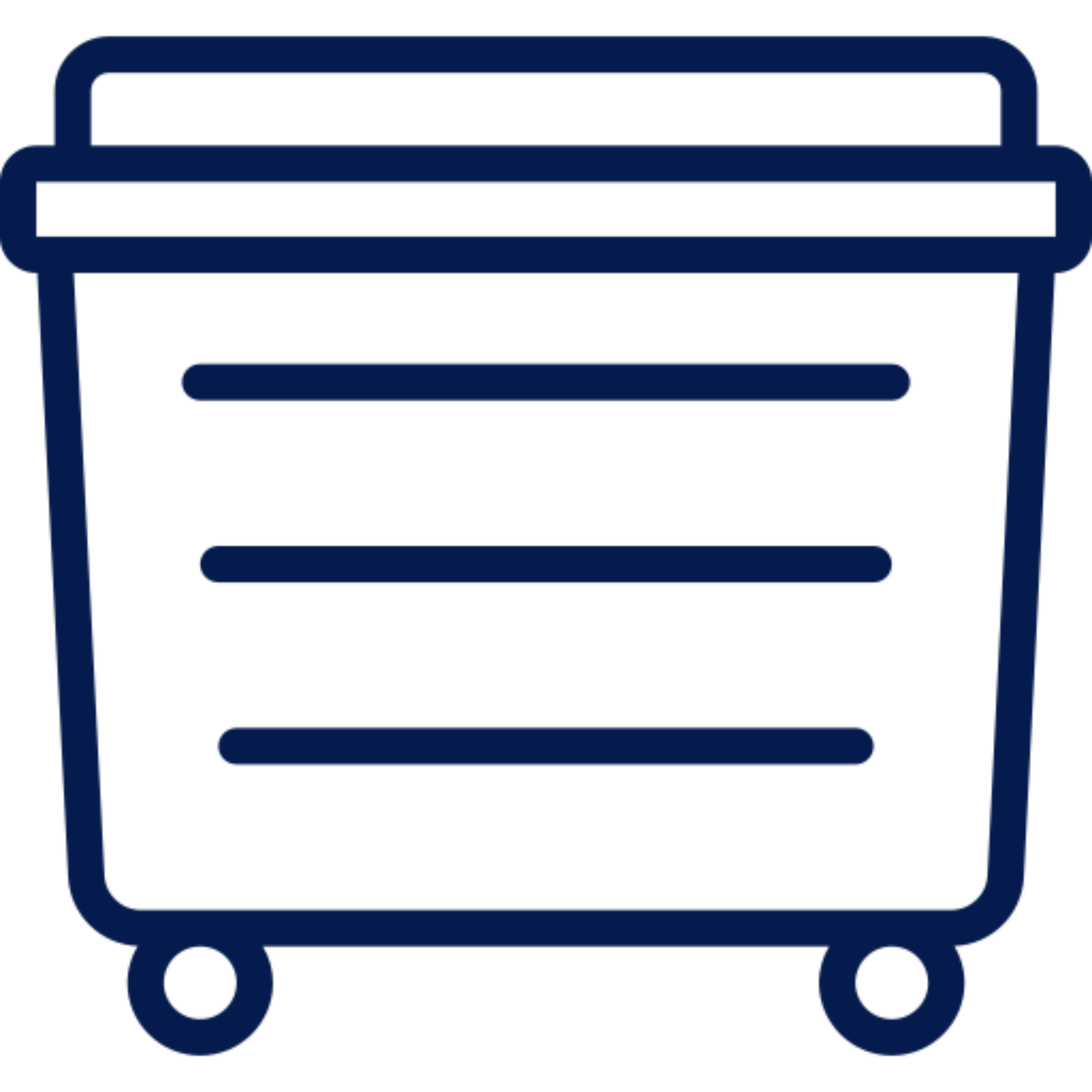 Simple waste container graphic