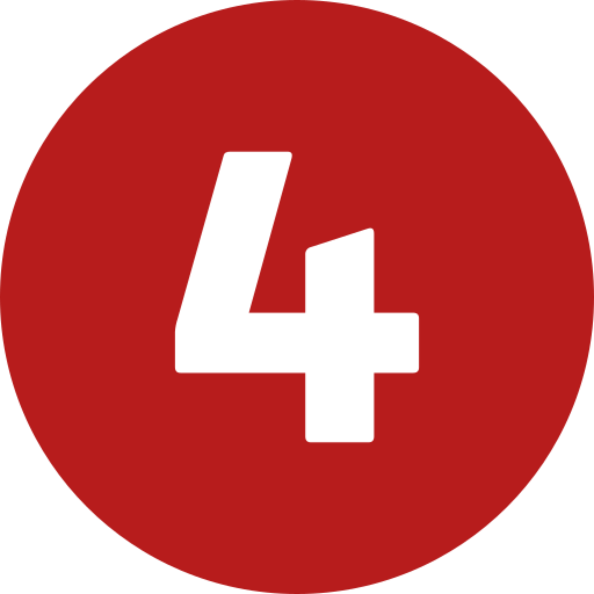 Number four inside red circle